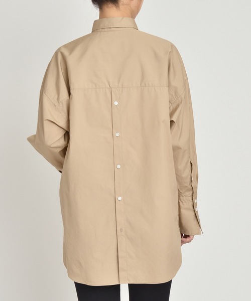 YANUK（ヤヌーク）の「バックボタンシャツ/BACK BUTTON SHIRT（シャツ/ブラウス・レディース・ベージュ/オリーブ/ホワイト・XS/S）」の13枚目の写真