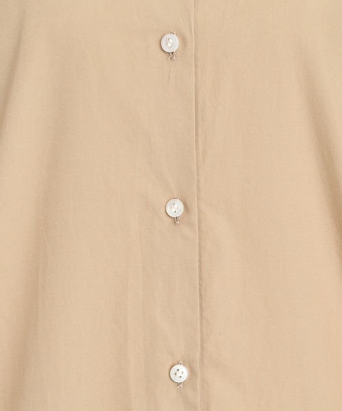 YANUK（ヤヌーク）の「バックボタンシャツ/BACK BUTTON SHIRT（シャツ/ブラウス・レディース・ベージュ/オリーブ/ホワイト・XS/S）」の17枚目の写真