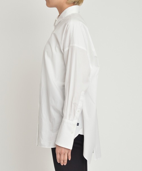 YANUK（ヤヌーク）の「バックボタンシャツ/BACK BUTTON SHIRT（シャツ/ブラウス・レディース・ベージュ/オリーブ/ホワイト・XS/S）」の5枚目の写真