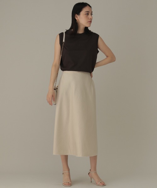 Chaos（カオス）の「ローサテンバイヤススカート（スカート）」 - WEAR