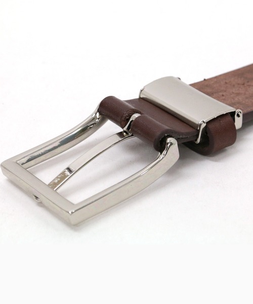 Wrangler(ラングラー)の「Wrangler/ラングラー 日本製 型押し レザーベルト(ベルト・メンズ・ブラック/ダークブラウン/ブラウン・FREE)」の12枚目の写真