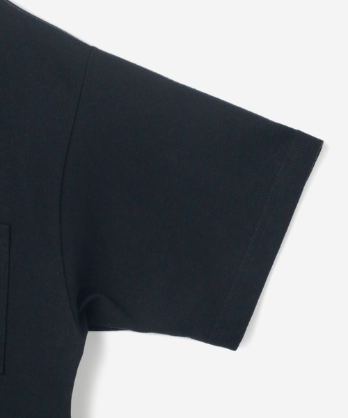 Morris & Sons（モリスアンドサンズ）の「MORRIS & SONS | ヘビーウェイト ポケットTシャツ MEN（Tシャツ/カットソー・メンズ・ホワイト/ブラック/ベージュ/ネイビー・MEDIUM/LARGE/X-LARGE）」の7枚目の写真