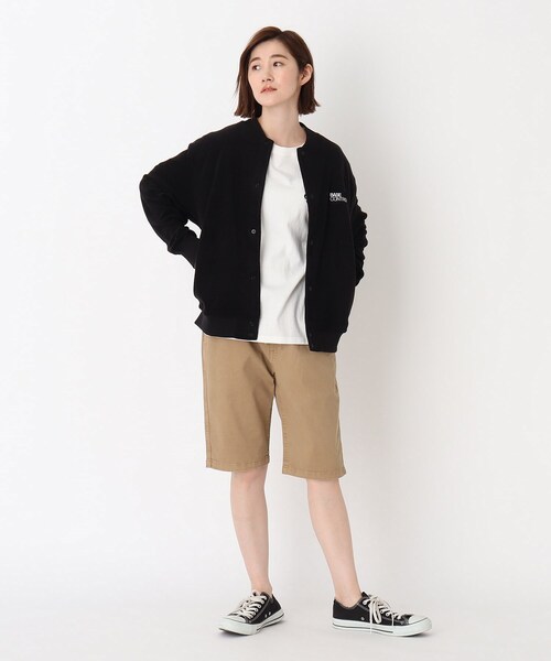 BASECONTROL（ベースコントロール）の「◆吸水速乾パイル ワンマイル スタジャン風カットソーブルゾン（ブルゾン・レディース・ダークグレー/ブラック/ライトブルー・99）」の7枚目の写真