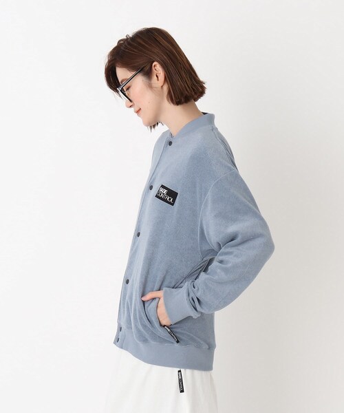 BASECONTROL（ベースコントロール）の「◆吸水速乾パイル ワンマイル スタジャン風カットソーブルゾン（ブルゾン・レディース・ダークグレー/ブラック/ライトブルー・99）」の12枚目の写真