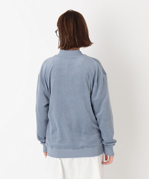 BASECONTROL（ベースコントロール）の「◆吸水速乾パイル ワンマイル スタジャン風カットソーブルゾン（ブルゾン・レディース・ダークグレー/ブラック/ライトブルー・99）」の13枚目の写真