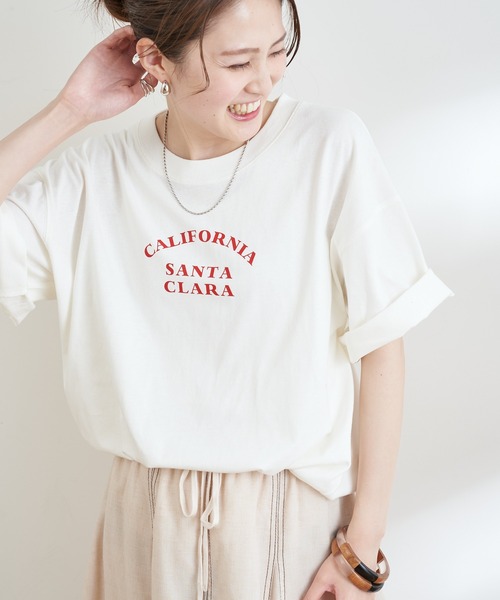 CIAOPANIC TYPY（チャオパニックティピー）の「【ZOZOTOWN限定】 CALIFORNIAヴィンテージロゴユニセックスTee（Tシャツ/カットソー・メンズ・ブラック/オフホワイト/グレー・L/XL/M）」の5枚目の写真