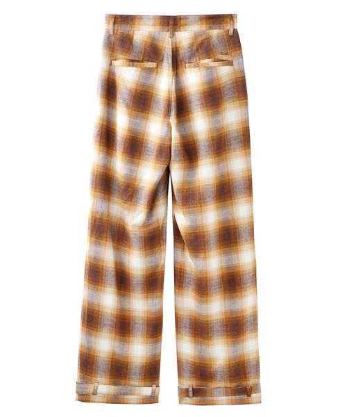 X-girl(エックスガール)の「OMBRE PLAID PANTS(その他パンツ・レディース・ブラウン/ブラック・M/S/XS)」の12枚目の写真