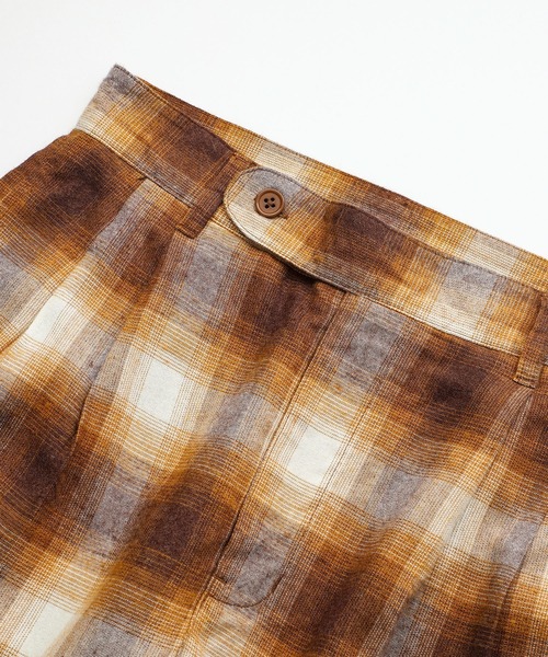 X-girl(エックスガール)の「OMBRE PLAID PANTS(その他パンツ・レディース・ブラウン/ブラック・M/S/XS)」の13枚目の写真