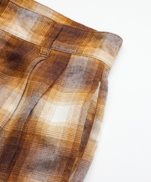 X-girl(エックスガール)の「OMBRE PLAID PANTS(その他パンツ・レディース・ブラウン/ブラック・M/S/XS)」の15枚目の写真