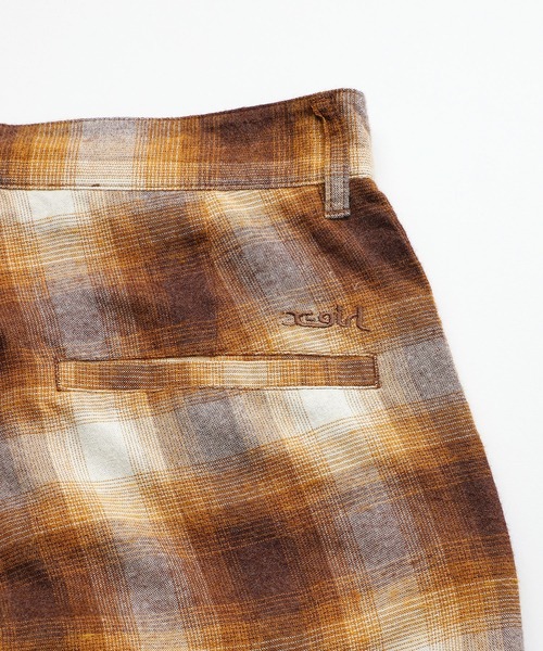 X-girl(エックスガール)の「OMBRE PLAID PANTS(その他パンツ・レディース・ブラウン/ブラック・M/S/XS)」の17枚目の写真