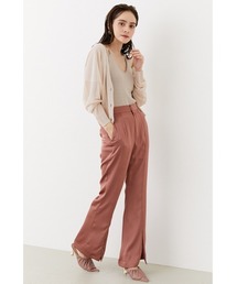 センタープレスフレアパンツ