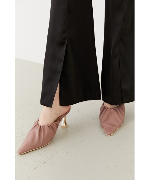 rienda（リエンダ）の「センタープレスフレアパンツ（スラックス・レディース・ブラック/ピンク/グリーン・SMALL/MEDIUM/X-SMALL）」の20枚目の写真