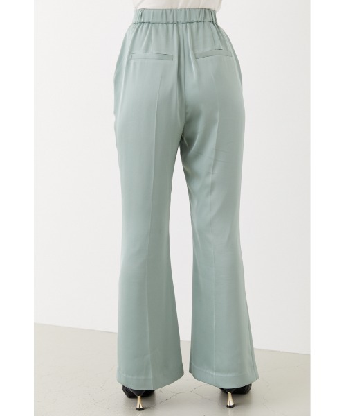 rienda（リエンダ）の「センタープレスフレアパンツ（スラックス・レディース・ブラック/ピンク/グリーン・SMALL/MEDIUM/X-SMALL）」の18枚目の写真
