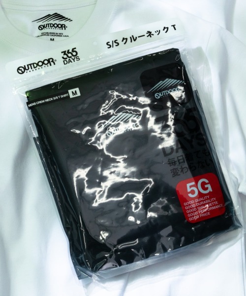OUTDOOR PRODUCTS APPAREL(アウトドアプロダクツアパレル)の「ヘビーウェイト パックTシャツ(Tシャツ/カットソー・メンズ・ホワイト/ブラック・SMALL/MEDIUM/LARGE/X-LARGE/XX-LARGE/XXX-LARGE)」の2枚目の写真