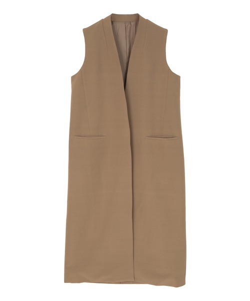 UR'S（ユアーズ）の「ロングジレ（その他アウター・レディース・グレイッシュベージュ/ブラック/モカ・S/L/M）」の14枚目の写真