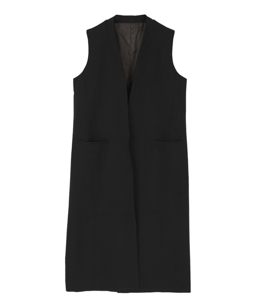 UR'S（ユアーズ）の「ロングジレ（その他アウター・レディース・グレイッシュベージュ/ブラック/モカ・S/L/M）」の21枚目の写真