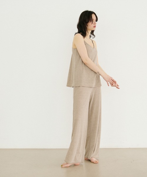 mystic（ミスティック）の「GOMAセットUP（ルームウェア/パジャマ・レディース・グレー/ベージュ・FREE）」の16枚目の写真