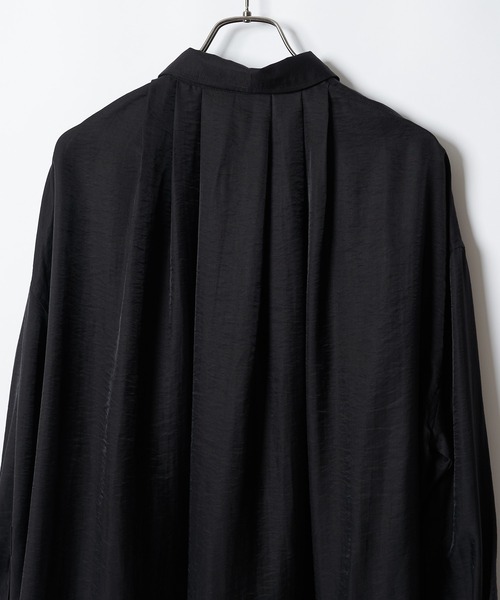 CIAOPANIC（チャオパニック）の「■ビッグポケットオーバーシャツ（シャツ/ブラウス・レディース・ブラック/オフホワイト/グリーン・FREE）」の7枚目の写真