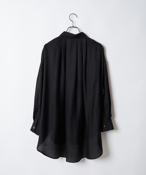 CIAOPANIC（チャオパニック）の「■ビッグポケットオーバーシャツ（シャツ/ブラウス・レディース・ブラック/オフホワイト/グリーン・FREE）」の9枚目の写真