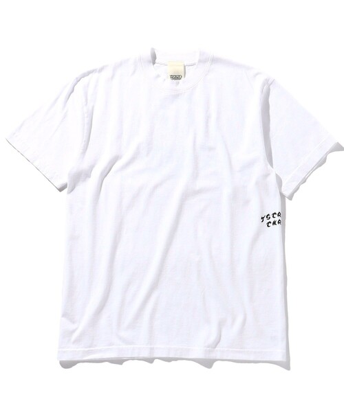 YSTRDY's TMRRW（イエスタデイズトゥモロー）の「YSTRDY'S TMRRW / イエスタデイズトゥモロー HK PACIFISM TEE / オーバーサイズ / プリントTシャツ（Tシャツ/カットソー・メンズ・ホワイト/ブラック/ネイビー・MEDIUM/LARGE）」の2枚目の写真