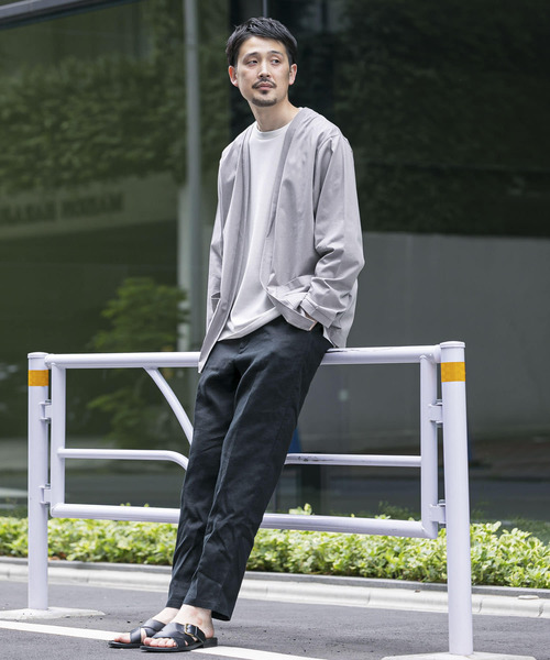 URBAN RESEARCH DOORS（アーバンリサーチドアーズ）の「ダブルシルケットカーディガン（カーディガン/ボレロ・メンズ・ネイビー/ブラウン/ライトグレー・38/40）」の17枚目の写真