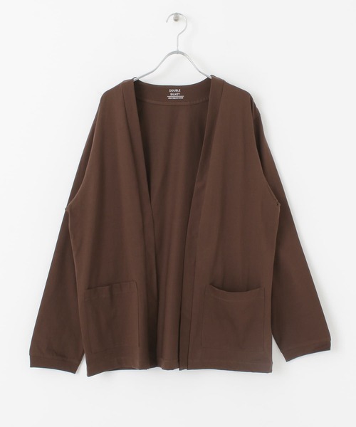 URBAN RESEARCH DOORS（アーバンリサーチドアーズ）の「ダブルシルケットカーディガン（カーディガン/ボレロ・メンズ・ネイビー/ブラウン/ライトグレー・38/40）」の10枚目の写真