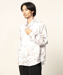 LUSOR | LUSOR（ルーソル）サテンプリントシャツ(シャツ/ブラウス)