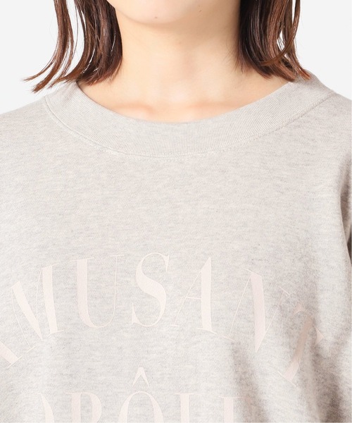 IENA（イエナ）の「裏毛ロゴスエット◆（Tシャツ/カットソー・レディース・グレー/ブラウン/ネイビー・FREE）」の17枚目の写真