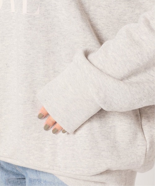 IENA（イエナ）の「裏毛ロゴスエット◆（Tシャツ/カットソー・レディース・グレー/ブラウン/ネイビー・FREE）」の19枚目の写真