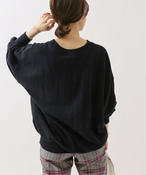 IENA（イエナ）の「裏毛ロゴスエット◆（Tシャツ/カットソー・レディース・グレー/ブラウン/ネイビー・FREE）」の8枚目の写真