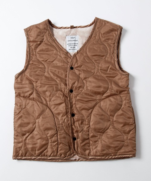 ALTROSE（アルトローズ）の「キルトベスト　[WEEKEND]（ダウンベスト・レディース・ネイビー/カーキ/ブラック/キャメル/ライトベージュ/ダークグレー・FREE）」の13枚目の写真