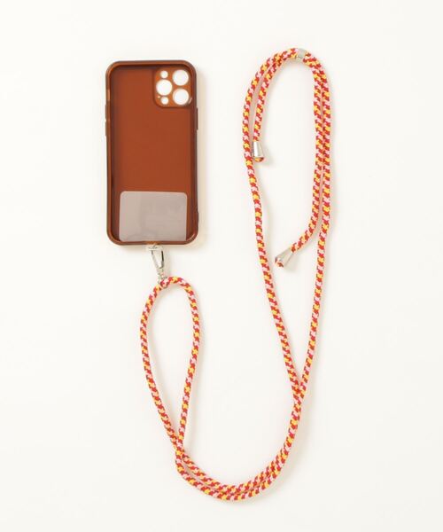 MANGROVE（マングローブ）の「クリアカラメルiPhoneショルダーストラップケース（スマホケース/カバー・レディース・ブラウン・C/E/H/D/G/I/A）」の5枚目の写真
