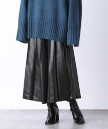 JEANASIS | ビンテージサテンチンツプリーツスカート(スカート)