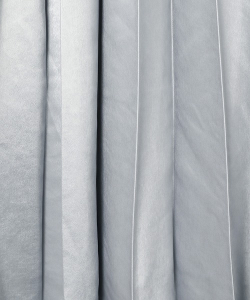 JEANASIS（ジーナシス）の「ビンテージサテンチンツプリーツスカート（スカート・レディース・ブラック/シルバー/ライトブルー/ゴールド・FREE）」の7枚目の写真