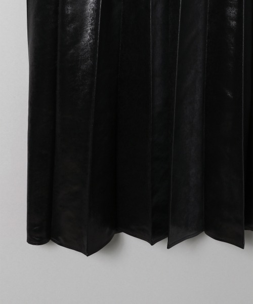 JEANASIS（ジーナシス）の「ビンテージサテンチンツプリーツスカート（スカート・レディース・ブラック/シルバー/ライトブルー/ゴールド・FREE）」の8枚目の写真