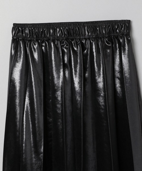 JEANASIS（ジーナシス）の「ビンテージサテンチンツプリーツスカート（スカート・レディース・ブラック/シルバー/ライトブルー/ゴールド・FREE）」の5枚目の写真