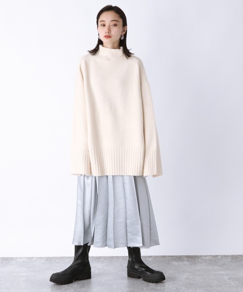 JEANASIS（ジーナシス）の「ビンテージサテンチンツプリーツスカート（スカート・レディース・ブラック/シルバー/ライトブルー/ゴールド・FREE）」の10枚目の写真