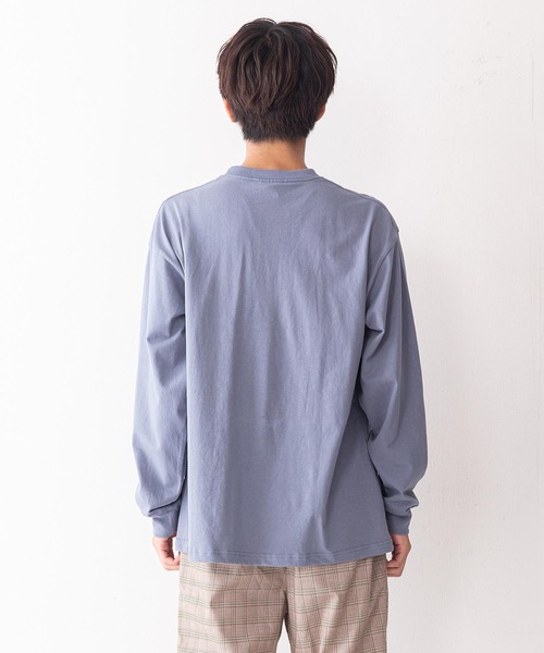 VISION STREET WEAR(ヴィジョンストリートウェア)の「【VISION STREET WEAR/ビジョンストリートウェア】アースサガラ刺繍ボックスシルエットルーズロンT(Tシャツ/カットソー・メンズ・ホワイト/ブラック/パープル/ブルー系その他・MEDIUM/LARGE/X-LARGE)」の21枚目の写真