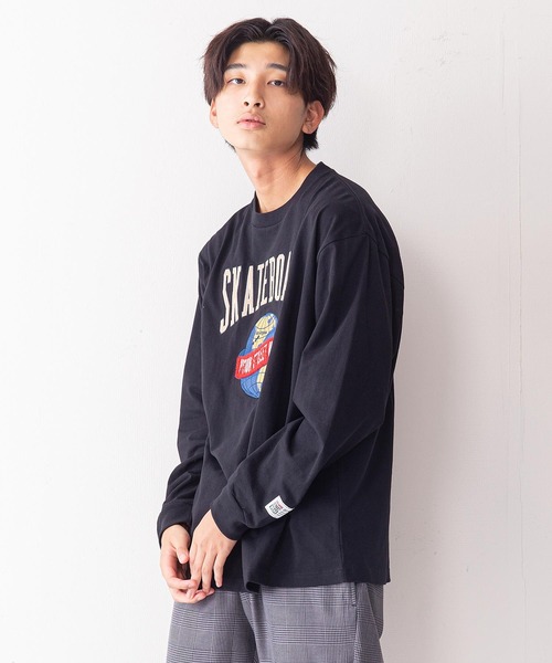 VISION STREET WEAR(ヴィジョンストリートウェア)の「【VISION STREET WEAR/ビジョンストリートウェア】アースサガラ刺繍ボックスシルエットルーズロンT(Tシャツ/カットソー・メンズ・ホワイト/ブラック/パープル/ブルー系その他・MEDIUM/LARGE/X-LARGE)」の14枚目の写真