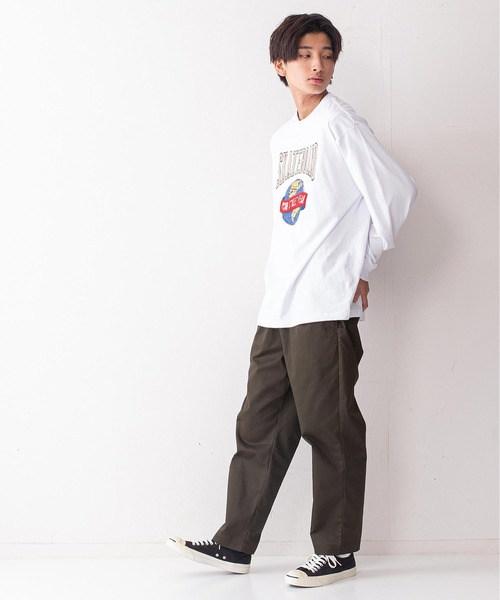 VISION STREET WEAR(ヴィジョンストリートウェア)の「【VISION STREET WEAR/ビジョンストリートウェア】アースサガラ刺繍ボックスシルエットルーズロンT(Tシャツ/カットソー・メンズ・ホワイト/ブラック/パープル/ブルー系その他・MEDIUM/LARGE/X-LARGE)」の7枚目の写真