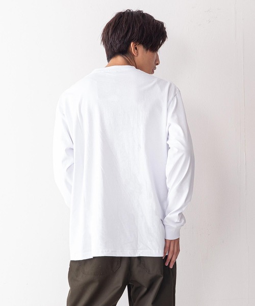 VISION STREET WEAR(ヴィジョンストリートウェア)の「【VISION STREET WEAR/ビジョンストリートウェア】アースサガラ刺繍ボックスシルエットルーズロンT(Tシャツ/カットソー・メンズ・ホワイト/ブラック/パープル/ブルー系その他・MEDIUM/LARGE/X-LARGE)」の8枚目の写真