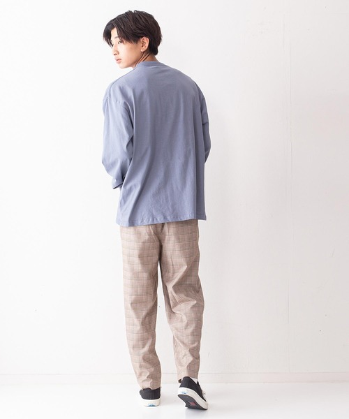 VISION STREET WEAR(ヴィジョンストリートウェア)の「【VISION STREET WEAR/ビジョンストリートウェア】アースサガラ刺繍ボックスシルエットルーズロンT(Tシャツ/カットソー・メンズ・ホワイト/ブラック/パープル/ブルー系その他・MEDIUM/LARGE/X-LARGE)」の17枚目の写真