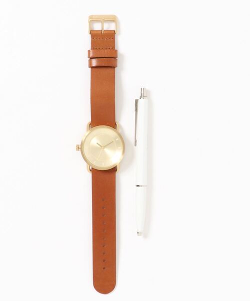 TID　Watches　（ティッド　ウォッチ　）の「「TID Watches ティッドウォッチズ」No.1 レザーバンド 40㎜（アナログ腕時計・メンズ・ブラック系/シルバー/ゴールド/ゴールド×ブラウン/ブラック×ブラック/ホワイト×ブラック/ホワイト×ブラウン・FREE）」の22枚目の写真