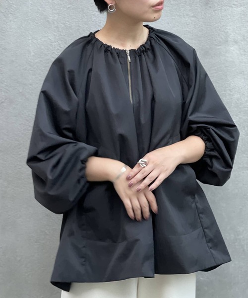 BEARDSLEY（ビアズリー）の「ギャザーブルゾン（ブルゾン・レディース・ブラック・FREE）」の12枚目の写真
