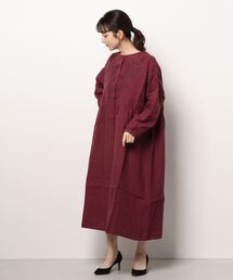 Samansa Mos2 | 35th【Slowlinen】刺繍ワンピース(ワンピース)