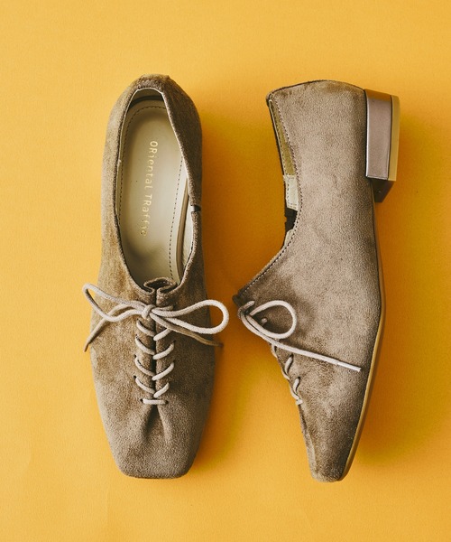 ORiental TRaffic（オリエンタルトラフィック）の「甲深レースアップシューズ/11320（ドレスシューズ・レディース・ブラック/ベージュ/レッド・LL/S/M/L）」の3枚目の写真