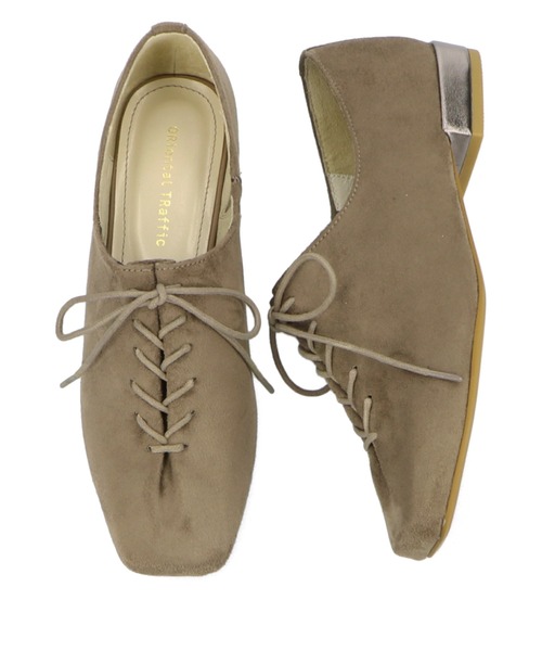 ORiental TRaffic（オリエンタルトラフィック）の「甲深レースアップシューズ/11320（ドレスシューズ・レディース・ブラック/ベージュ/レッド・LL/S/M/L）」の6枚目の写真