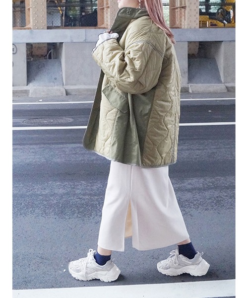 179/WG（イチナナキュウダブルジー）の「カットスウェードスカート（スカート・レディース・ブラウン/チャコールグレー/キャメル/オフホワイト・MEDIUM）」の15枚目の写真