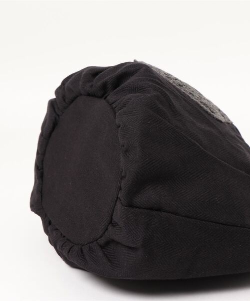 Samansa Mos2（サマンサ モスモス）の「かぎ編みギャザートート（トートバッグ・レディース・オフホワイト/ブラック・ﾌﾘ-）」の4枚目の写真