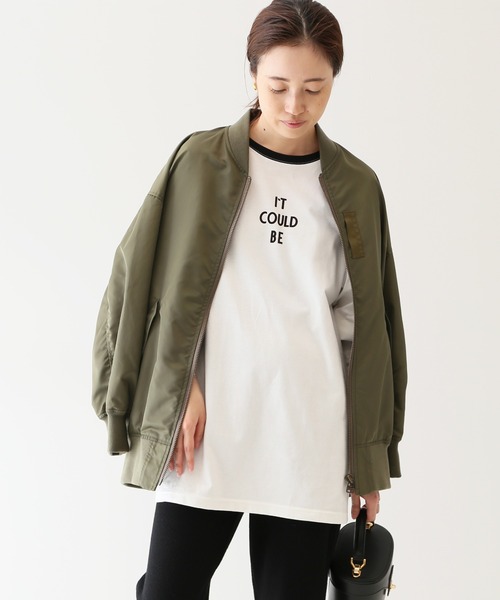 SLOBE IENA(スローブイエナ)の「IT COULD BE ロンTEE【手洗い可能】◆(Tシャツ/カットソー・レディース・ホワイト/ブラック系その他・FREE)」の15枚目の写真